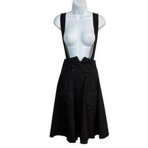 CHICSTAR Black Skater Skirt Jumper Dress